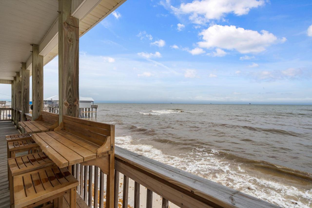 Marisol - Pet Friendly And Gulf Front! Enjoy The Large Deck With Amazing Views! Home Dauphin Island Dış mekan fotoğraf