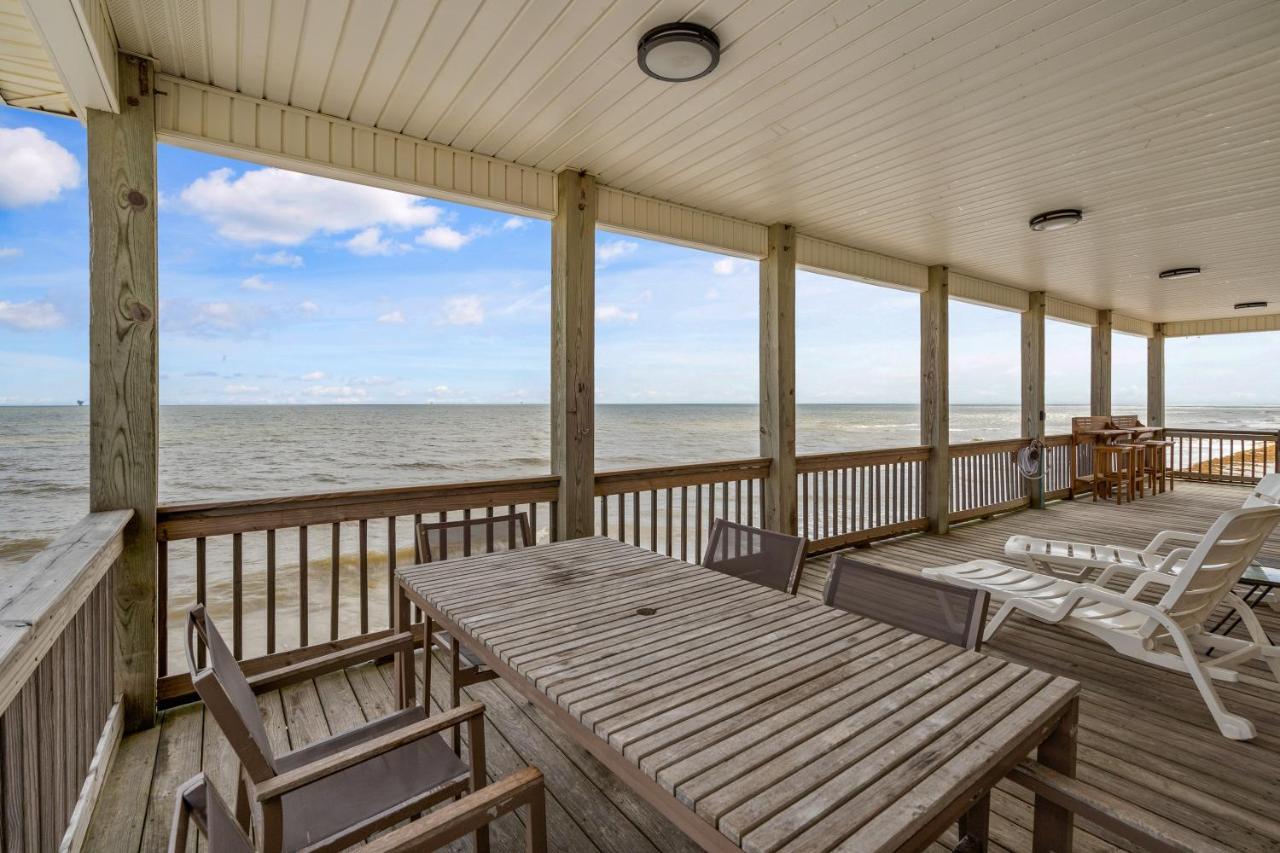 Marisol - Pet Friendly And Gulf Front! Enjoy The Large Deck With Amazing Views! Home Dauphin Island Dış mekan fotoğraf